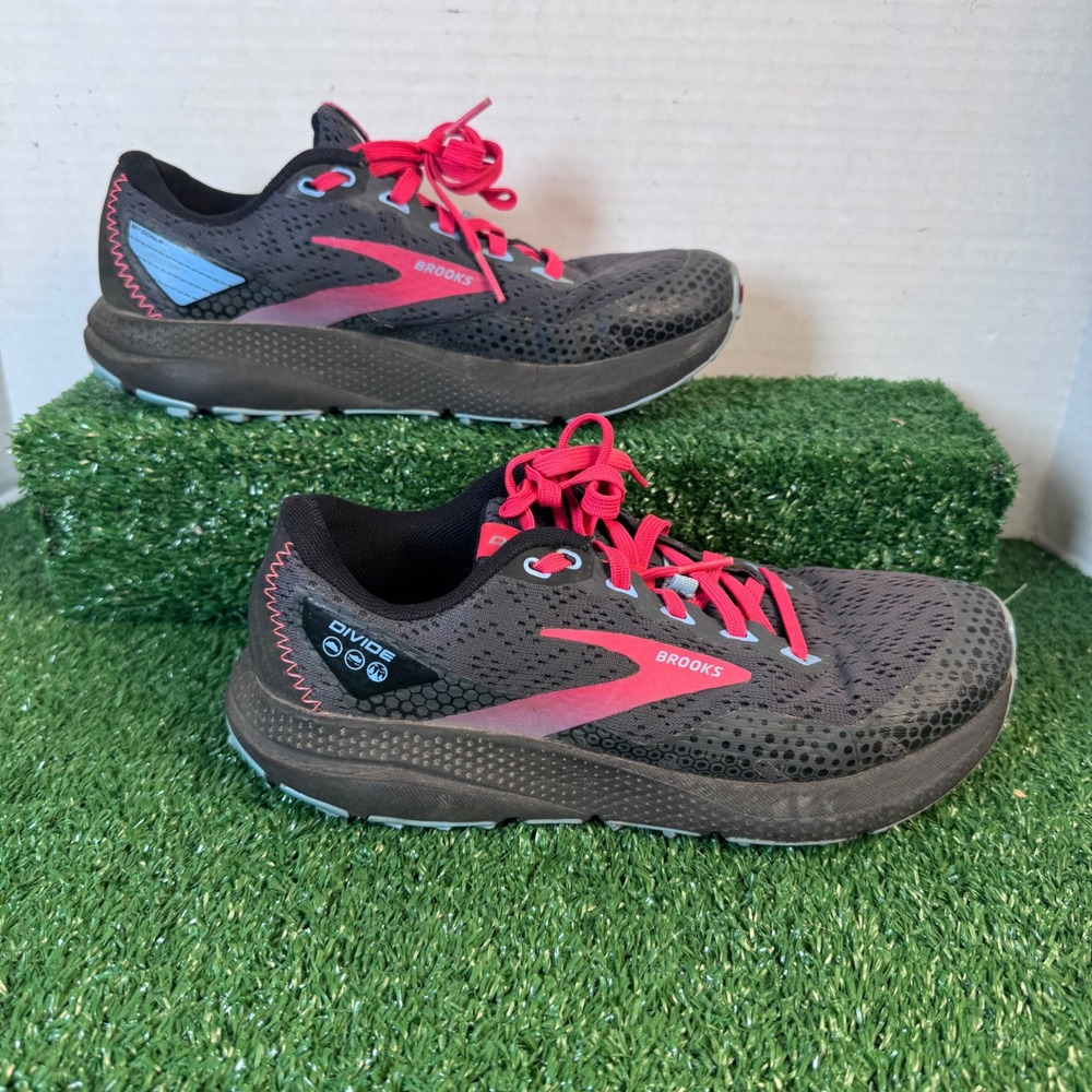 Brooks Divide 3 Womens‎ Trail Running Shoes Black Pink 1203681B057 Size 6.5 Med